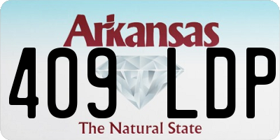 AR license plate 409LDP