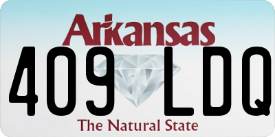 AR license plate 409LDQ