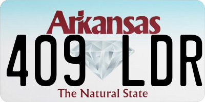 AR license plate 409LDR