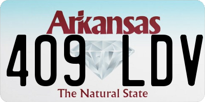 AR license plate 409LDV