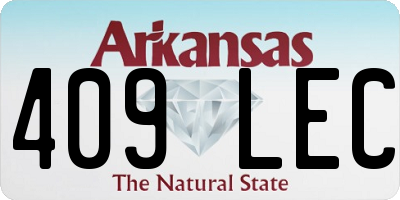 AR license plate 409LEC