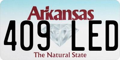 AR license plate 409LED