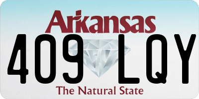 AR license plate 409LQY