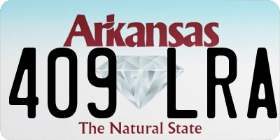 AR license plate 409LRA