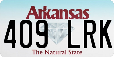 AR license plate 409LRK