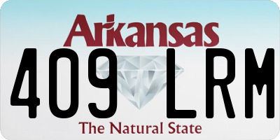 AR license plate 409LRM