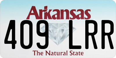 AR license plate 409LRR