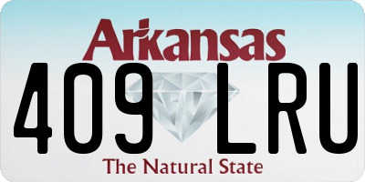 AR license plate 409LRU