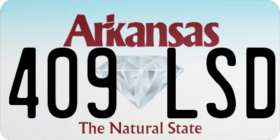 AR license plate 409LSD