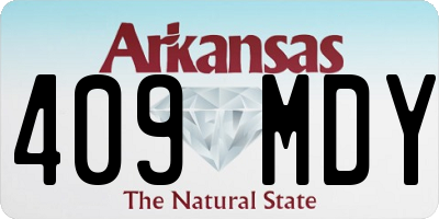 AR license plate 409MDY