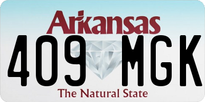AR license plate 409MGK
