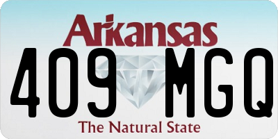 AR license plate 409MGQ