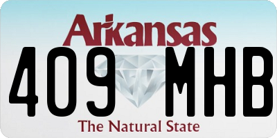 AR license plate 409MHB