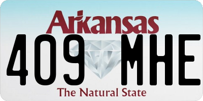 AR license plate 409MHE