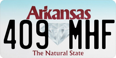 AR license plate 409MHF