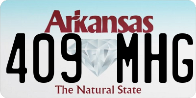 AR license plate 409MHG