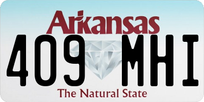 AR license plate 409MHI
