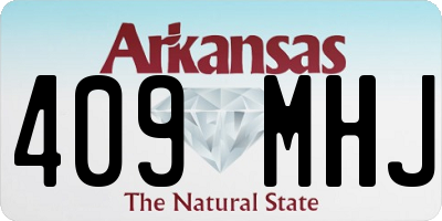 AR license plate 409MHJ