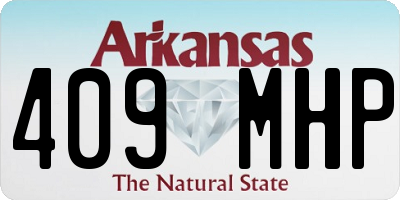 AR license plate 409MHP