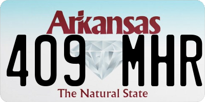 AR license plate 409MHR