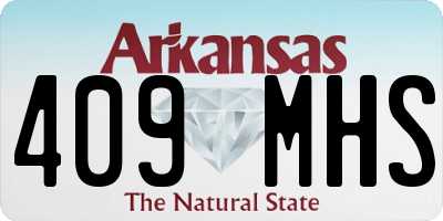 AR license plate 409MHS