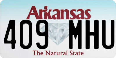 AR license plate 409MHU