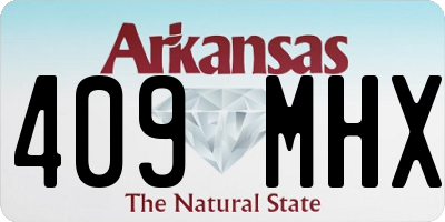 AR license plate 409MHX