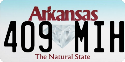 AR license plate 409MIH
