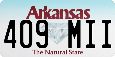 AR license plate 409MII