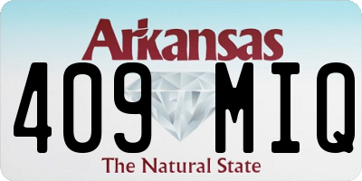 AR license plate 409MIQ