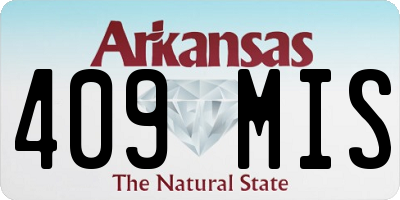 AR license plate 409MIS