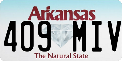 AR license plate 409MIV