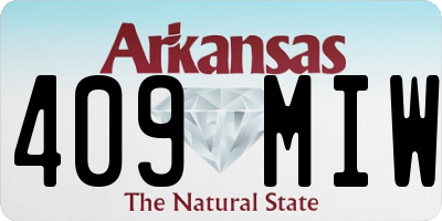AR license plate 409MIW