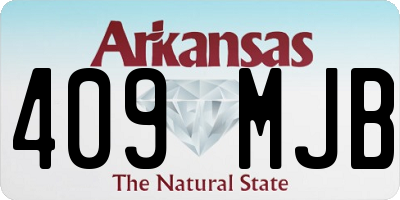 AR license plate 409MJB