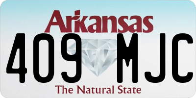 AR license plate 409MJC