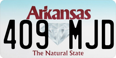 AR license plate 409MJD