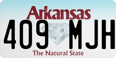 AR license plate 409MJH