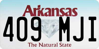 AR license plate 409MJI