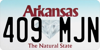 AR license plate 409MJN