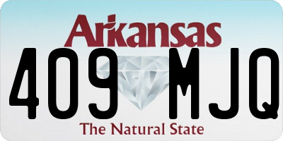 AR license plate 409MJQ