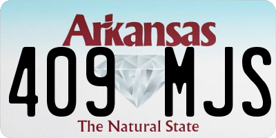 AR license plate 409MJS