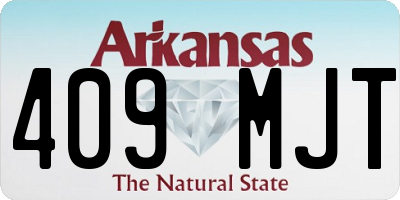AR license plate 409MJT
