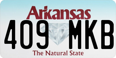 AR license plate 409MKB