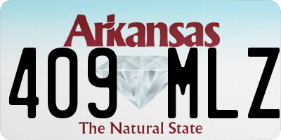 AR license plate 409MLZ