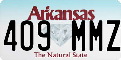AR license plate 409MMZ
