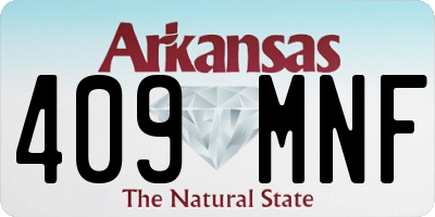 AR license plate 409MNF