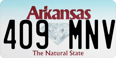 AR license plate 409MNV
