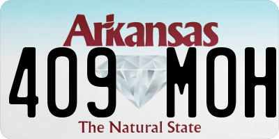 AR license plate 409MOH