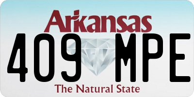 AR license plate 409MPE