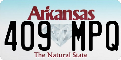AR license plate 409MPQ